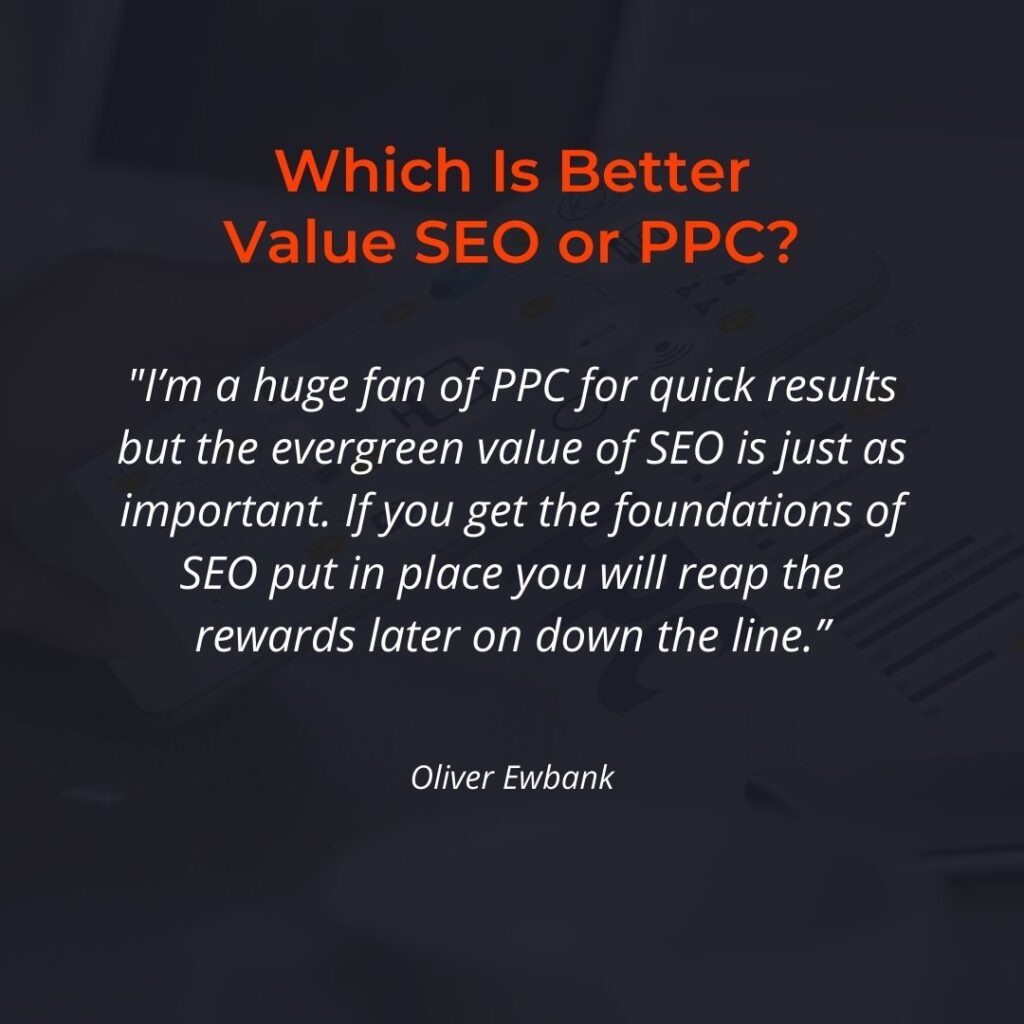 seo vs ppc value