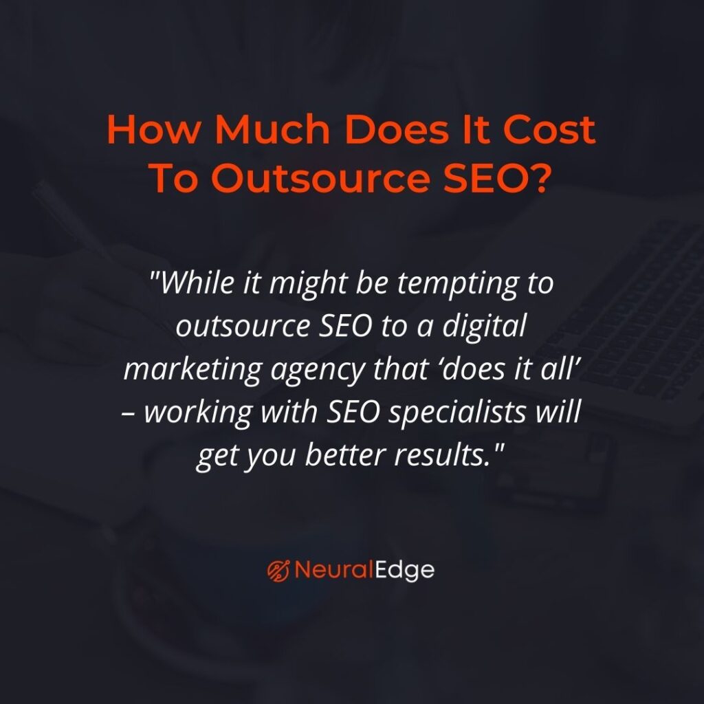 outsourcing seo cost